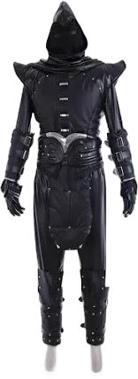 Game Mortal Kombat X Cosplay Noob Saibot Costume Fight Outfit Full