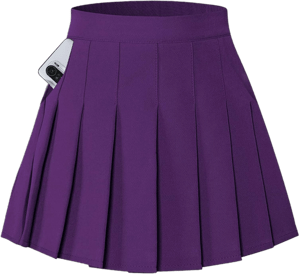 SANGTREE Girls' Pleated Elastic Waist Skirt