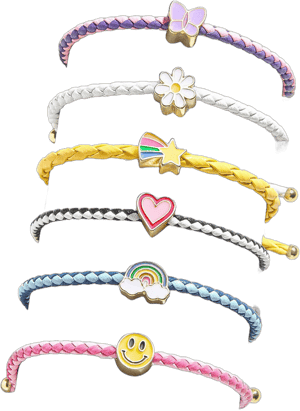 BaubleBar Somewhere Over The Rainbow Kids Bracelet Set