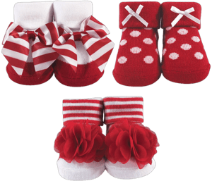 Hudson Baby Girl's Stripe Bow Socks Gift Set