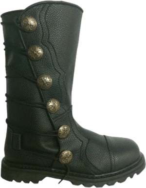 Renaissance Mid-Calf Leather Boots