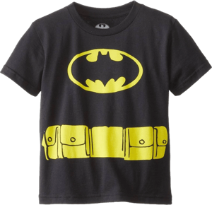 DC Comics Toddler Boys' Batman Superhero Logo Caped Costume T-Shirt