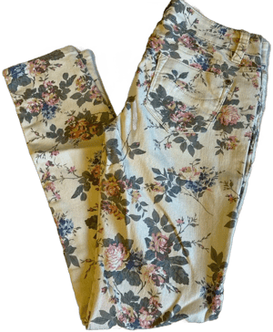 Rue21 Floral Skinny Jeans