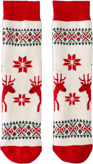 Kids' Hanna Andersson Dear Deer Holiday Crew Socks