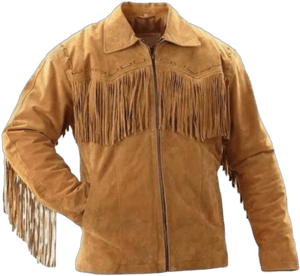 Cowboy Western Suede Leather Fringe Jacket