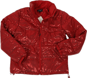 SQ-1999 Sequin Zip Up Jacket