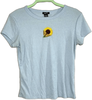 Rue21 Women's Short Sleeve Sunflower Tshirt