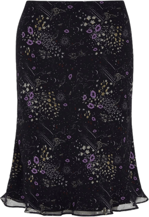 Lily and Lionel Poppy Zodiac Midi Skirt