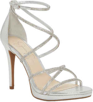 Jessica Simpson Women's Jaeya Rhinestone Strappy Dress Sandals