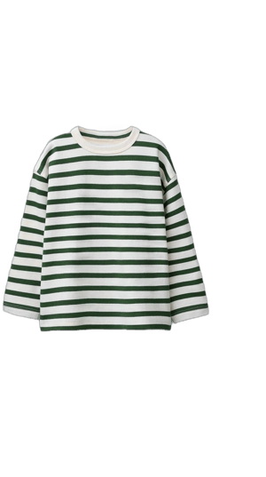 Zara Kids Embroidered Striped T-Shirt