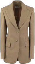 Max Mara Women's Elegant Slim Fit Tailored Blazer - Natural - Formal jackets