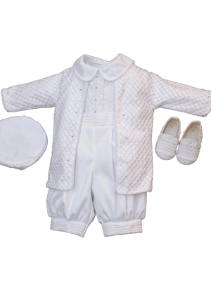 Burbvus Baby Boy Christening Gown