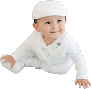 Sample Sale | Baby Boys Christening Outfit &#39;Elijah&#39; | Boys White Cotton Baptism Suit | Boys White Christening & Blessing Outfit | FINAL SALE