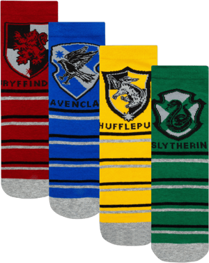 Harry potter Socks Hogwarts Boys Multicolor Infant 6 - Adults 8