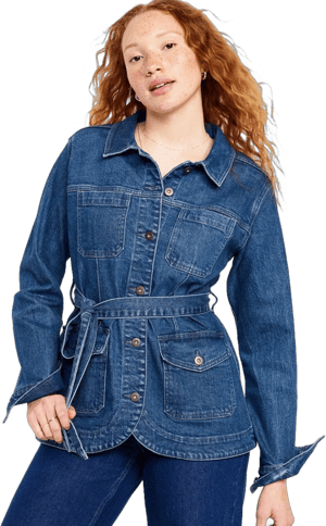 Old Navy Women's Jean Utility Jacket