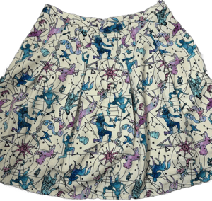 Modcloth Women's Astrology Zodiac Pleated Skirt