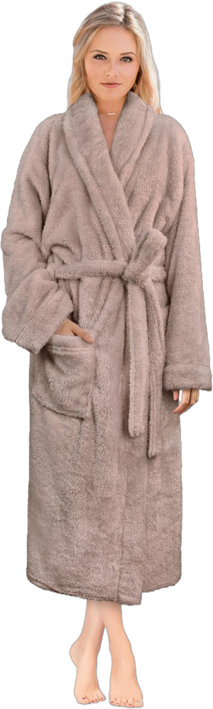 Pavilia Premium Womens Plush Soft Robe Fluffy Warm