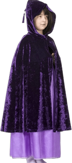 Fairy Finery Childs Velvet Cape with Hood