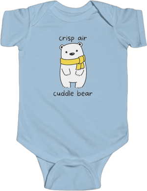 Crisp Air Cuddle Bear Baby Onesie