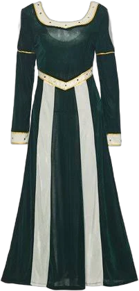 Graceart Women's Princess Fiona Long Sleeve Dress