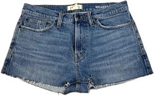 Madewell Jean Shorts 31 Coastal Cowgirl Beach Summer Relaxed Cut Off