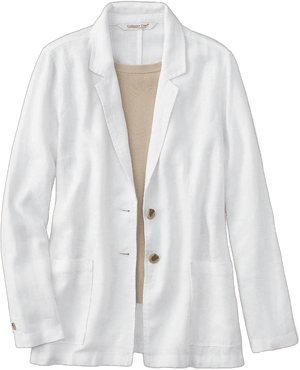 Linen Boyfriend Jacket