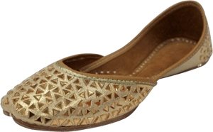 Punjabi Jutti Mirror Work Shoes