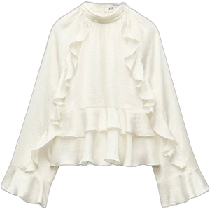 Zara Women's Ruffled Blouse