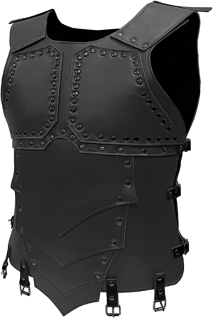 Men's Medieval Leather Chest Armor