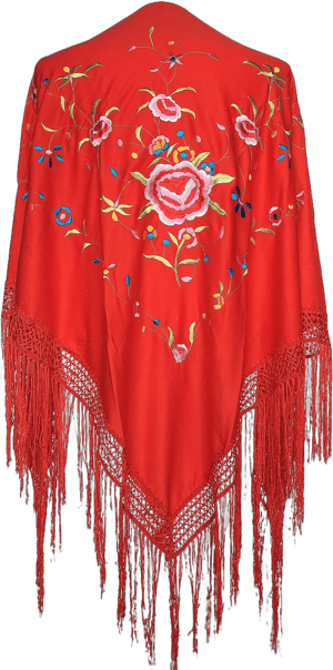 La Senorita Spanish Flamenco Dance Shawl