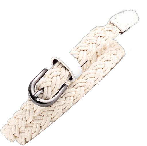 Rigardu Clearance Sale! Classic Vintage Wax Rope Clothing Braided Belt Women's Pin Buckle Fashion Dress Pants Hand Braided Women's Belt Beige One Size