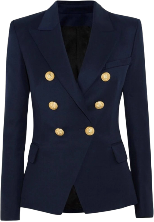 Gold Button Blazer